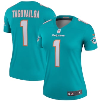 womens nike tua tagovailoa aqua miami dolphins legend jersey